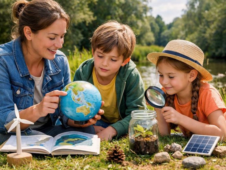 Comment parler d’écologie aux enfants sans les angoisser et en nourrissant leur curiosité