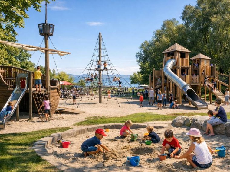 Les meilleurs parcs et espaces de jeu pour enfants autour de lausanne pour sortir en plein air toute l’année