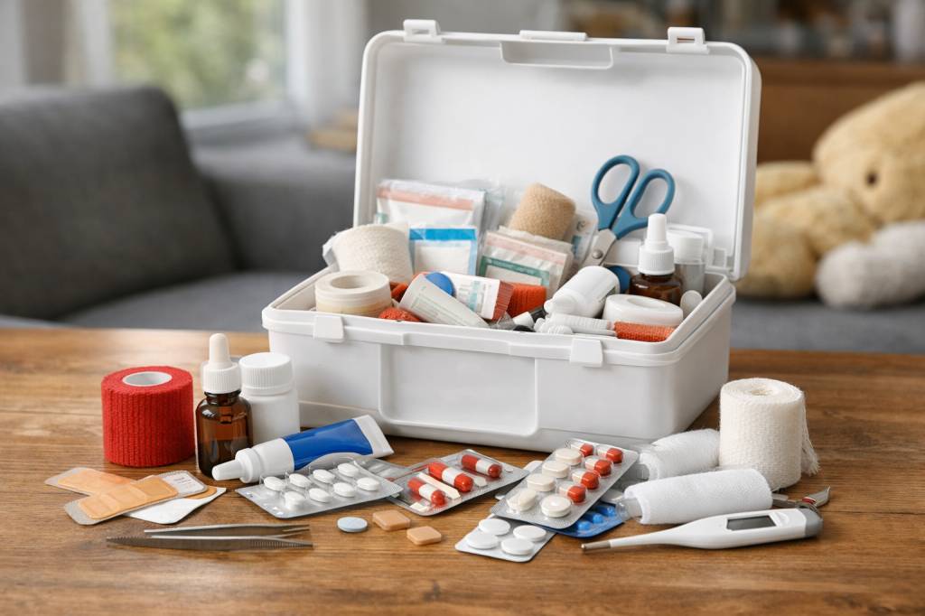 Les bons réflexes pour une trousse de pharmacie familiale en suisse adaptée aux petits bobos du quotidien